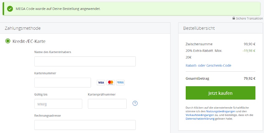 Groupon-mega-waipu-warenkorb