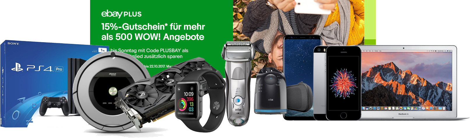 15% Rabatt auf alle Wow-Angebote mit ebay Plus - die 15 besten Schnäppchen