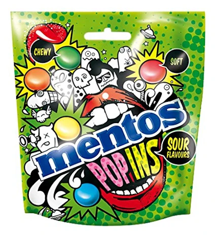 PREISFEHLER: Mentos POPINS Sour, 12er Pack (12 x 170 g) für 3,88 EUR + 3,25 EUR Versand