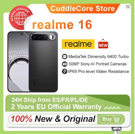 Name: realme 16 5G 2026 Camera Smartphone