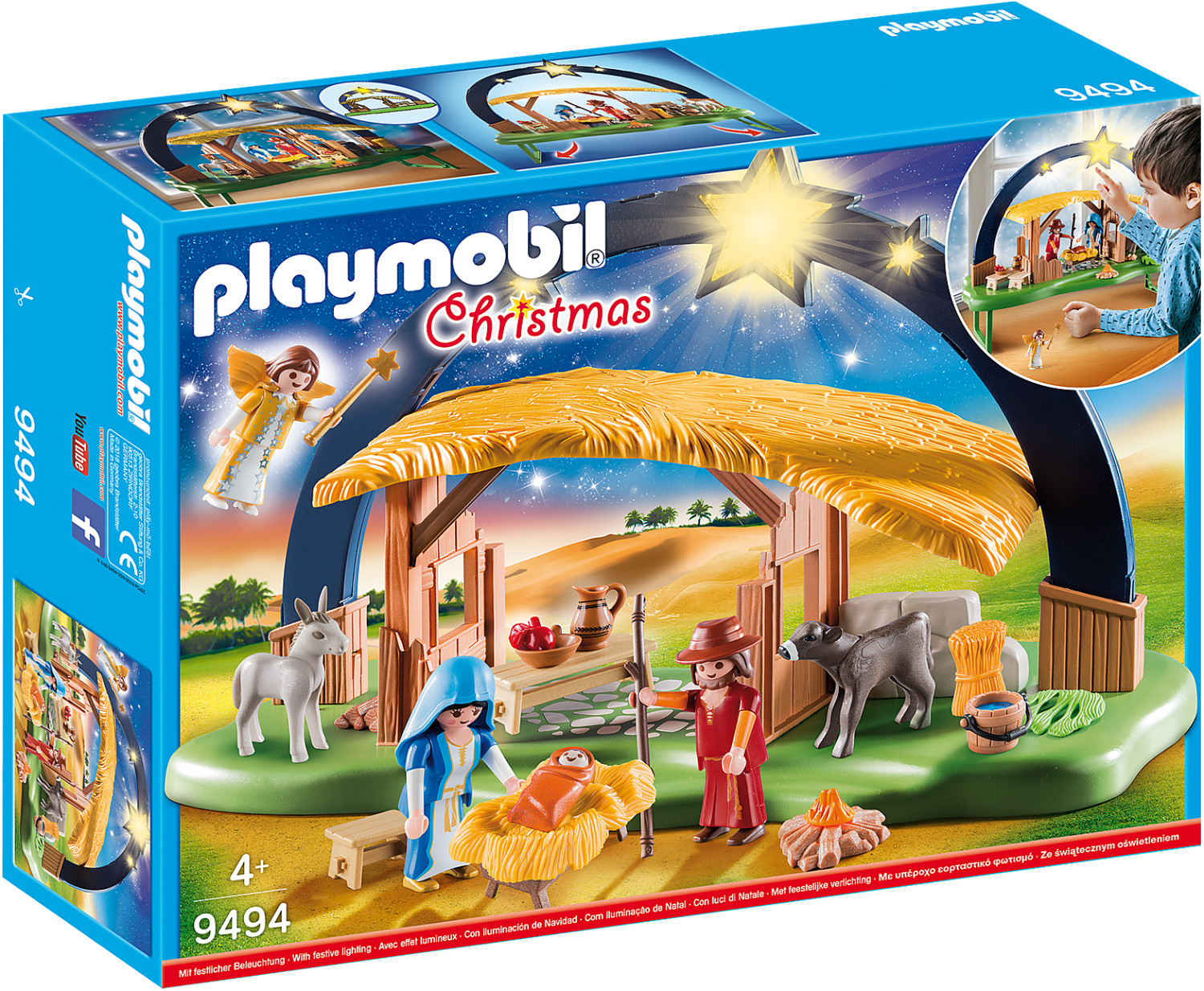 Playmobil Christmas - Lichterbogen &amp;quot;Weihnachtskrippe&amp;quot; (9494) mit 5,47€ Ersparnis