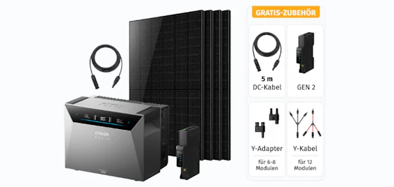 Volle Power für euer Zuhause! ☀️ Anker SOLIX Solarbank 4 E5000 Pro Set für 1.764€ 🔋