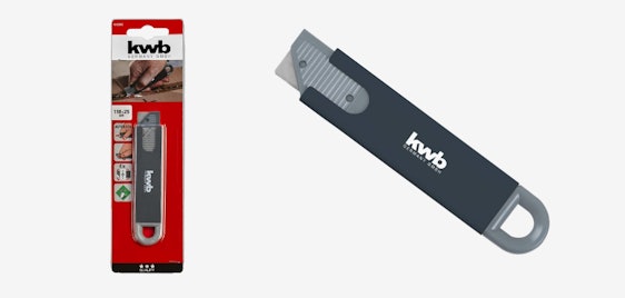 kwb Mini-Sicherheitsmesser für 2,84€ - kleiner Cutter mit automatischem Klingen-Rückzug