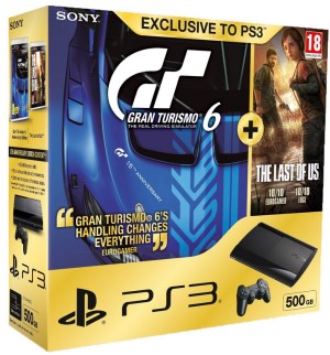 PS3 super slim 500GB + The Last of Us + Gran Turismo 6: Anniversary Edition für 243€ in England *UPDATE*