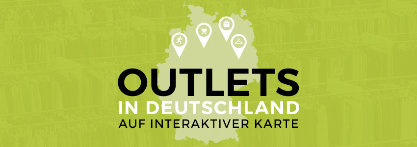 Outlets in Deutschland » über 800 Fabrikverkäufe auf einer Karte