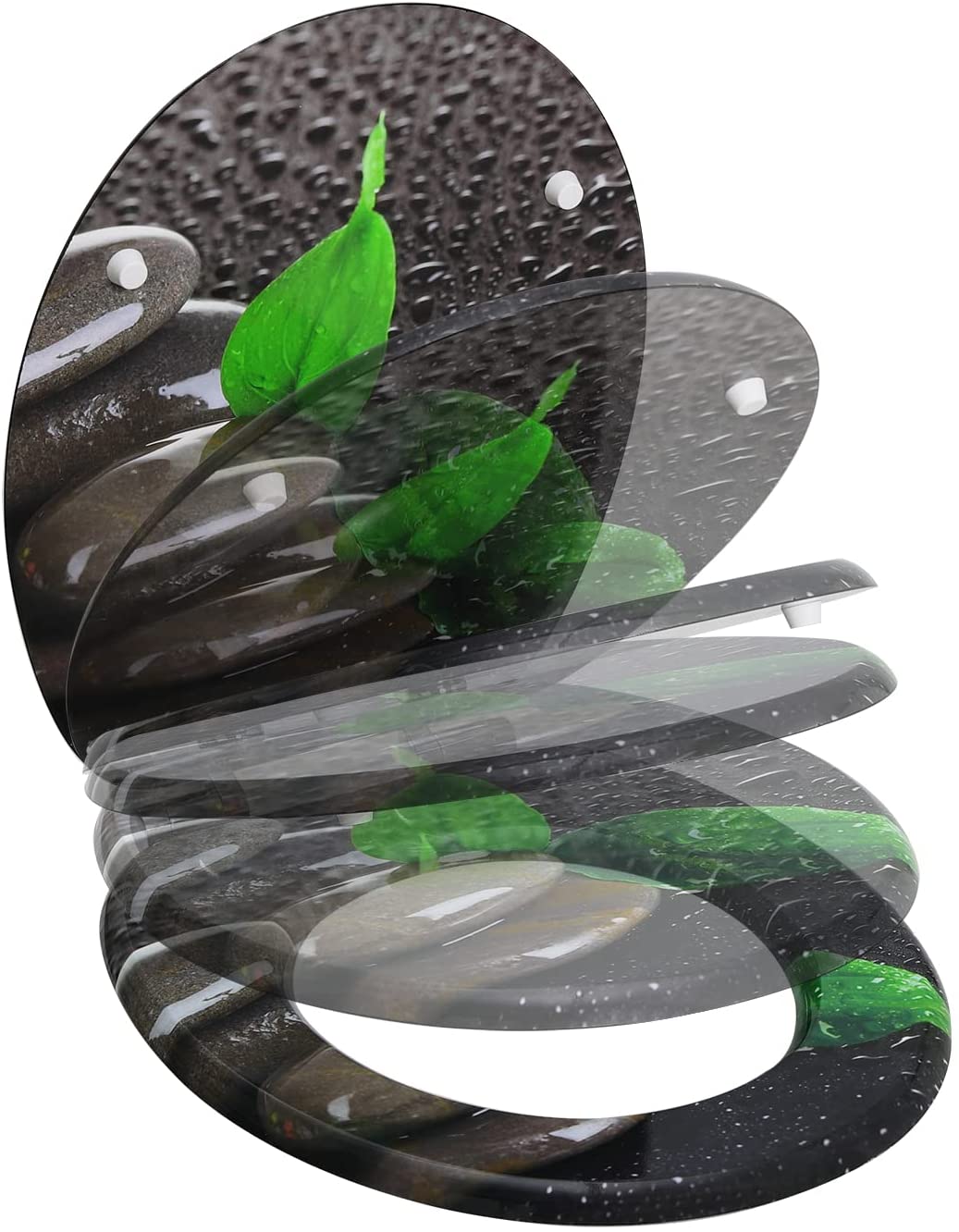 WC Sitz mit Absenkautomatik, O Form