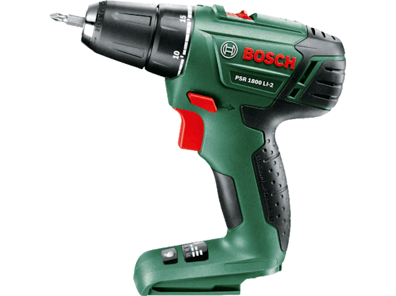 BOSCH PSR1800 LI-2 Akkubohrmaschine, Grün, Rot, Schwarz für 45 EUR inkl. Versand