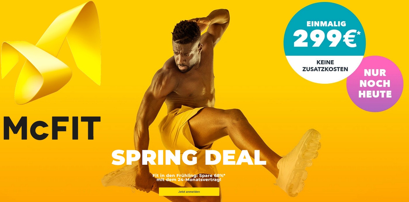 McFit Spring Deal für 299€