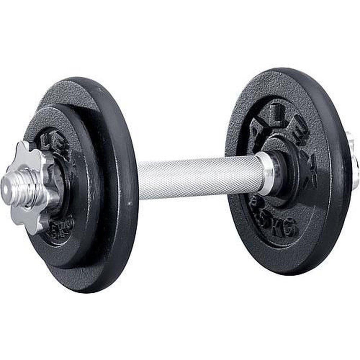 Alex Kurzhantel-Set 10 kg, Hammerschlag, Ø 30/31 mm