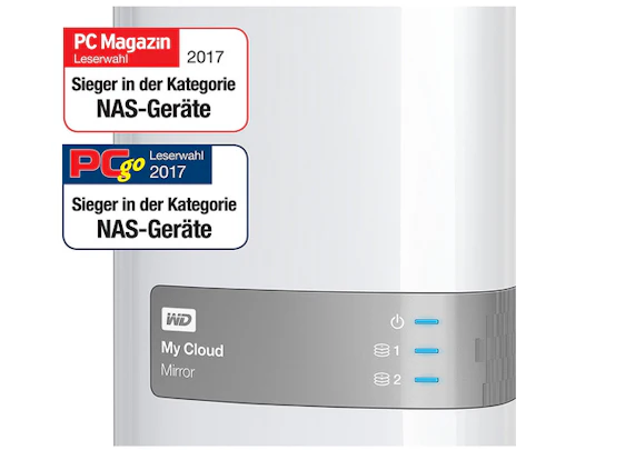 Western Digital My Cloud Mirror für 384€ - NAS-Server mit 12TB