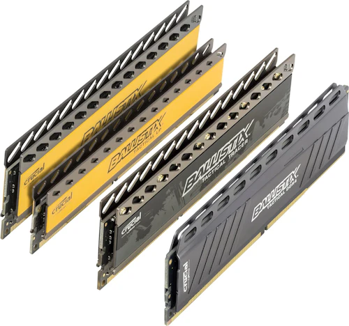 Crucial Ballistix Tactical 8GB Kit für 25€ - 2 x DDR4 Arbeittspeicher mit 4GB RAM, 2666 MT/s und PC4-21300