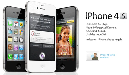 Apple bringt statt iPhone 5 nur ein iPhone 4S