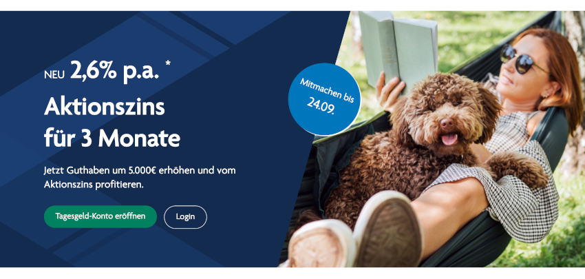 LETZTE CHANCE ⏰ Bank of Scotland: Tagesgeldkonto mit 2,60% p.a 💰 einfach online eröffnen, bis 100.000€ abgesichert, sichere Anlageform
