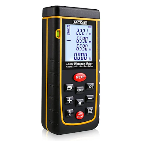 Advanced Laser-Entfernungsmesser Distanzmessgerät (Messbereich 0,05~40m/±2mm mit LCD