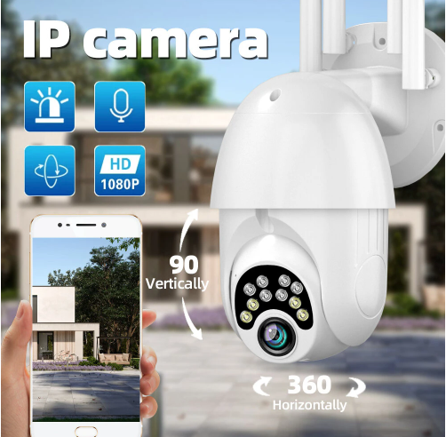 Guudgo 1080P wasserdichte 5X Zoom IP Kamera für 24,49€​ inkl. EU Versand(Statt 50,61€​)