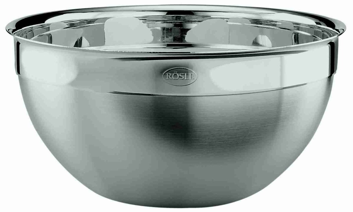 Rösle Edelstahl-Schüssel für 14€ - mit 20cm Durchmesser und 2,4l Fassungsvermögen