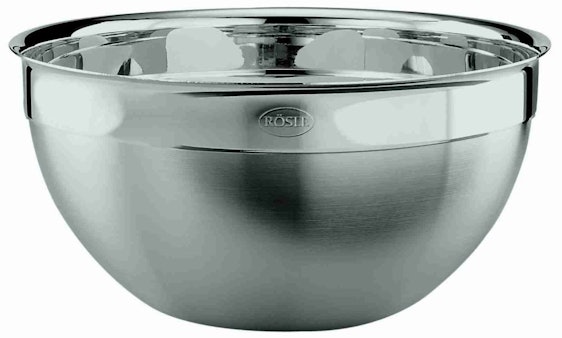 Rösle Edelstahl-Schüssel für 14€ - mit 20cm Durchmesser und 2,4l Fassungsvermögen