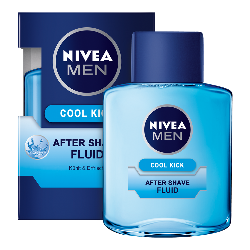 NIVEA MEN Cool Kick After Shave Fluid Herren-Pflege 100 ml für 3,99 EUR inkl. VSK