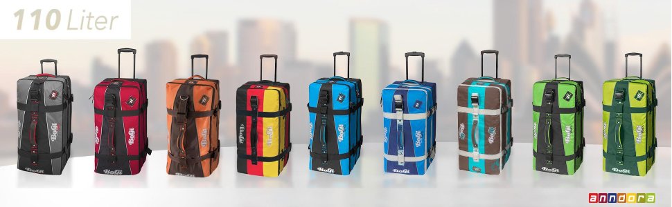 BoGi Bag Reisetrolley für 60€ - 110 Liter Reisetasche in vielen Farben
