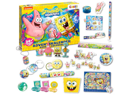 🏷️ CRAZE SpongeBob Schwammkopf Adventskalender für 16,95 Euro! 🧽🎄