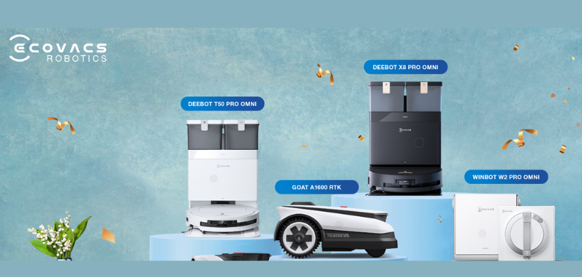 Nicht mehr lange 🤫 50% Ecovacs Angebote in den Amazon Spring Deals - Jetzt zuschnappen!