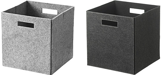2 Aufbewahrungsboxen aus Filz für 32€