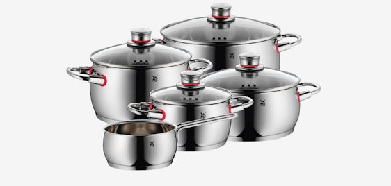 WMF Quality One Topfset für 129€ - Induktion, Cromargan, Cool+ Technologie