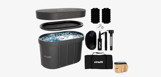 Abkühlung gefällig? 🧊 VirtuFit 500-Liter-Eisbad mit Zubehör nur 69€ 🥶