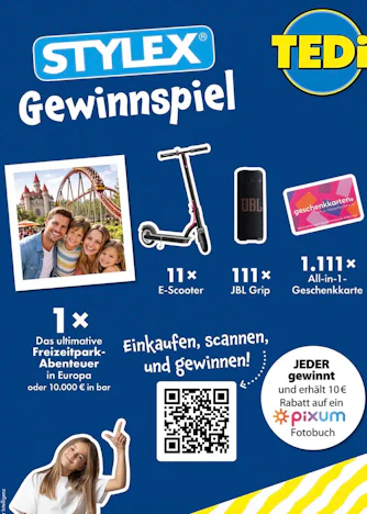 🛒 TEDi Deal | STYLEX-Gewinnspiel – Einkaufen & gewinnen! 🎉