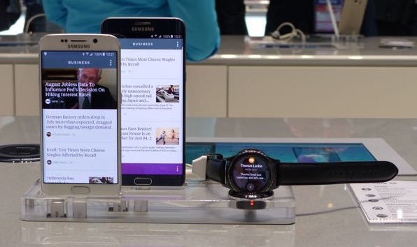 IFA-Neuheiten 2015 - Samung zeigt S-UHD-Fernseher, Smartwatch Gear S2 und Galaxy S6 Edge+; neue Wearables; Philips mit neuem Ambilight-TV