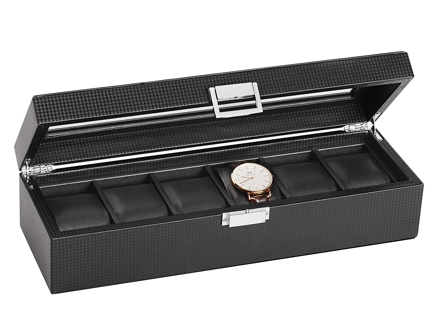 Sweetv Uhrenbox für 6 oder 12 Uhren ab 17,99€ (statt 36€)