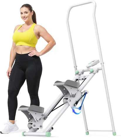MERACH Stair Stepper mit verstellbaren Pedalwinkeln und LCD-Display