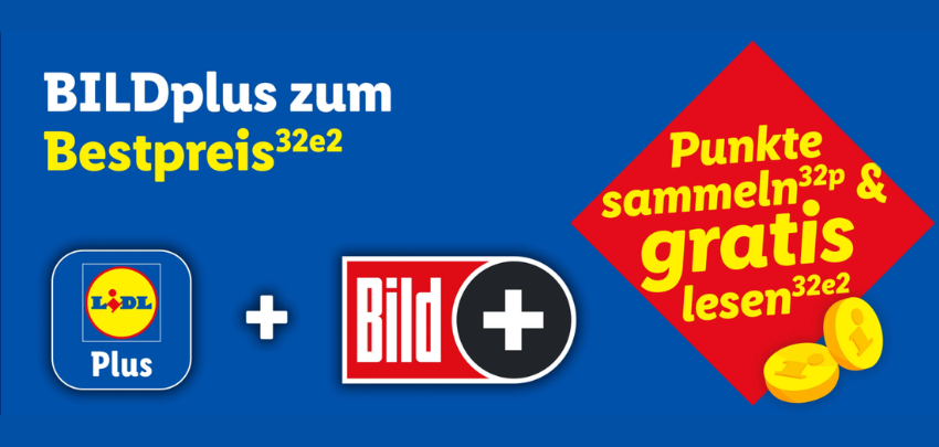 BILDplus Gratis-Monat 📰 mit Lidl Entertainment