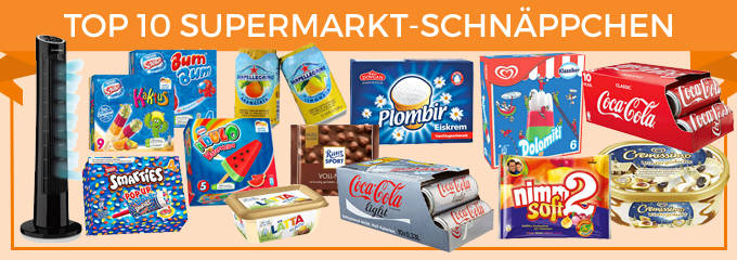 Top 10 Supermarkt-Schnäppchen der KW 23 - z.B. jede Menge Eis zum Sparpreis