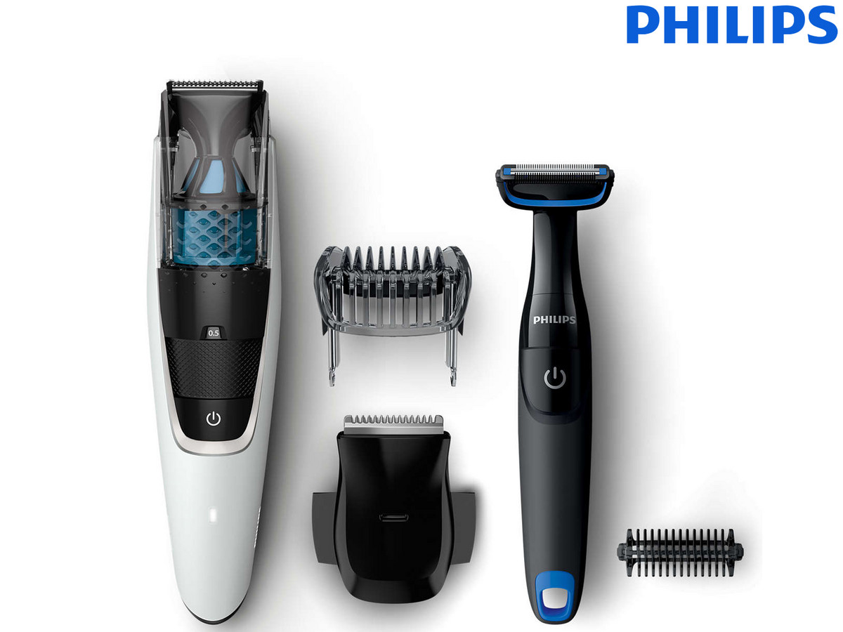 Philips BT7204/85 für 50€ - Vakuum-Bartschneider mit Turbovac, inkl. Bodygroomer