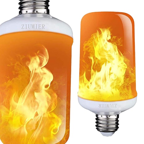 ZIUMIER Flamme Glühbirne, E27 Base Flackernde Flamme Glühbirne dekorative Atmosphäre Lampen für Weihnachten