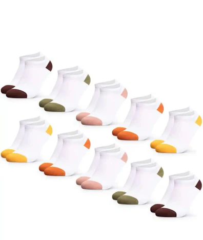 Occulto Damen Sneaker Socken 10er Pack in Größe 35-42 für nur 4,99€(statt 12€)