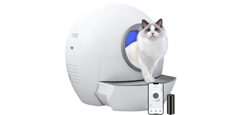 Amicura Selbstreinigende Katzentoilette für 299€ - mit App-Steuerung