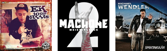 MP3-Neuerscheinungen für 5€ - z.B. Eko Fresh, Mach One und Michael Wendler
