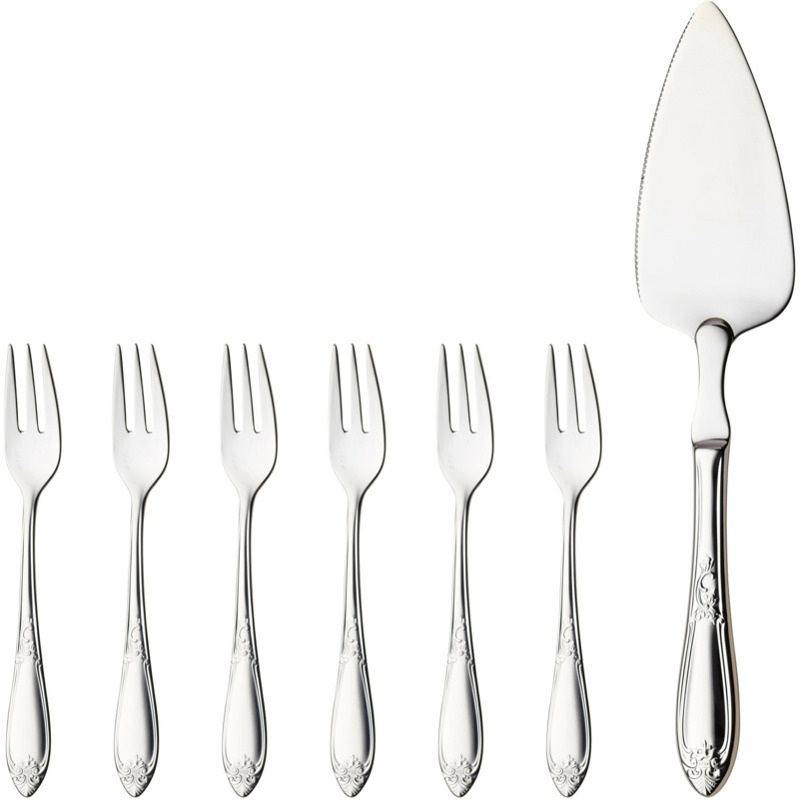 Hardanger Bestikk Nina Torten-Set 7-teilig: Spart 24,69€