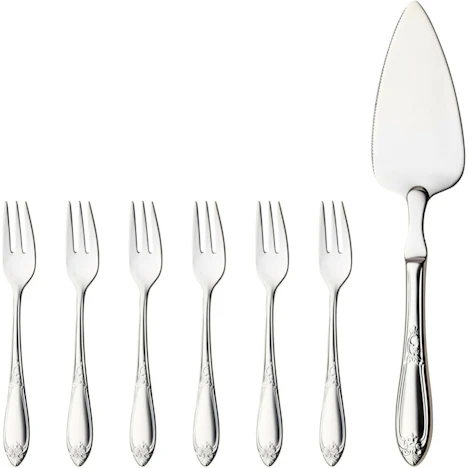 Hardanger Bestikk Nina Torten-Set 7-teilig: Spart 24,69€