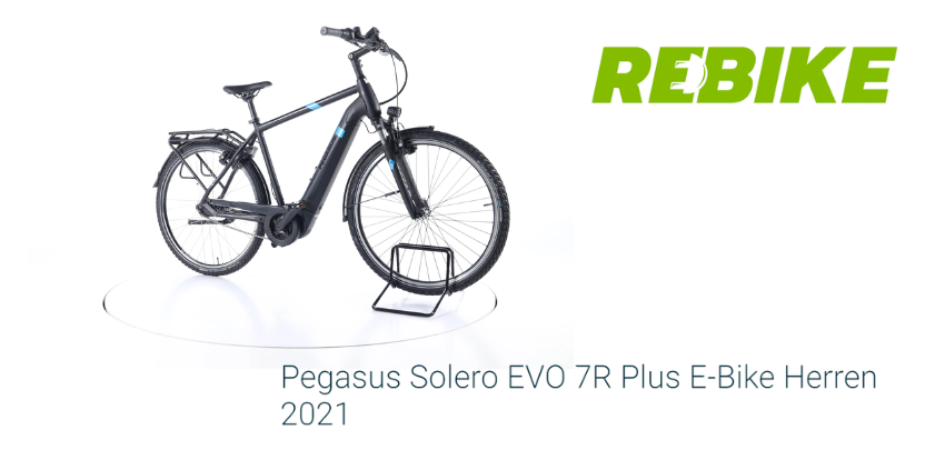 Pegasus Solero EVO 7R Plus E-Bike - Mega-Rabatt bei Rebike!