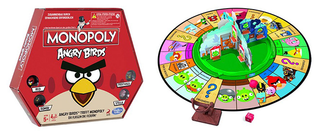 Hasbro Monopoly Angry Birds für 9€ bei real