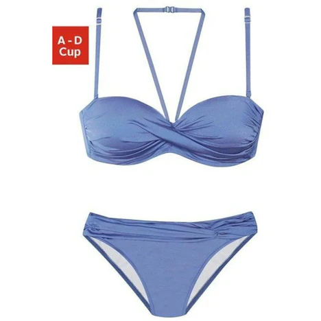 Lascana Bügel-Bandeau-Bikini hellblau (49815436) mit 47% Rabatt