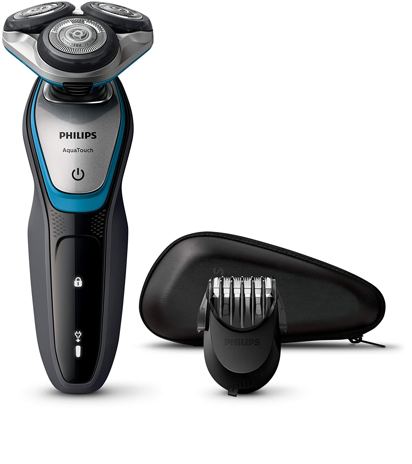 Philips S5400/41 Aquatouch Elektrorasierer, 100% wasserdicht, mit Aquatec, Haareschneiden, Bart [Amazon IT]