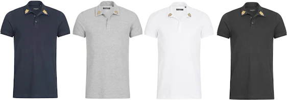Brave Soul Venom für 10€ – Poloshirt mit Tiger Patches am Kragen