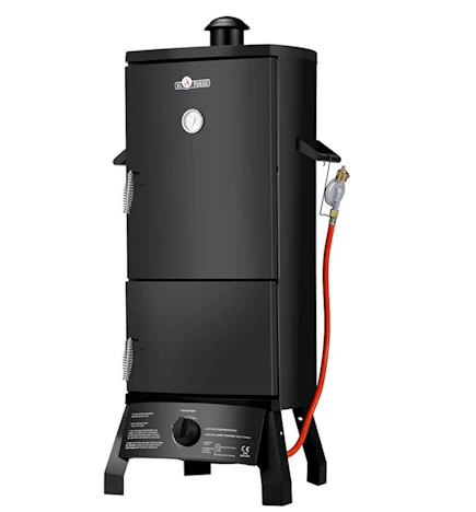 El Fuego Gasgrill, Gas-Smoker Portland, Schwarz, 55x105x45 cm