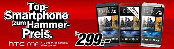 HTC One 32GB (M7) rot für 249€ - 4,7" Smartphone mit Quadcore, Full-HD Display und LTE *UPDATE6*
