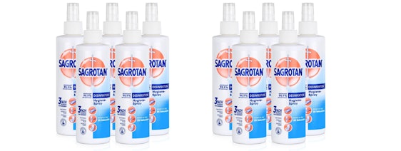 10er Pack Sagrotan Hygiene-Pumpspray für 23€ - beseitigt 99,9% der Bakterien, Pilze und spezielle Viren