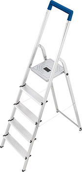 Hailo L20 EasyClix Aluminium-Leiter für 40€ - 5-stufig mit Eimerhalterung *UPDATE*